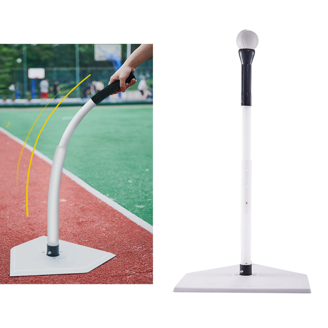 Baseball Batting Tee Training Adjustable Softball Practice Stand Easy Height Adjustment 55-85cm