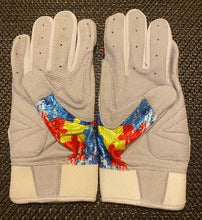 Softball Exchange Autism Awareness batting gloves