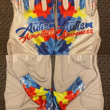 Softball Exchange Autism Awareness batting gloves