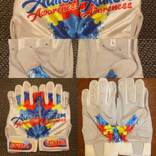 Softball Exchange Autism Awareness batting gloves