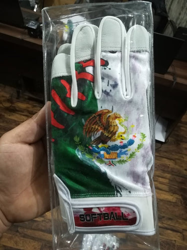 Softball Exchange Mexican Flag batting gloves