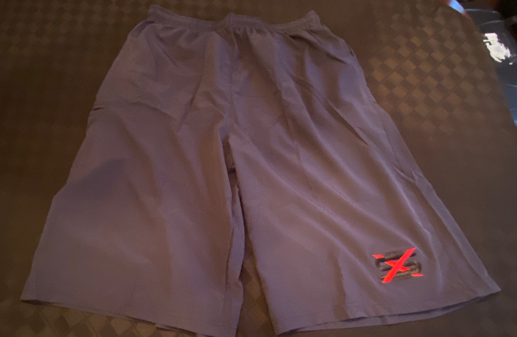Navy Blue 5 Pocket Stretch Micro Fiber Shorts