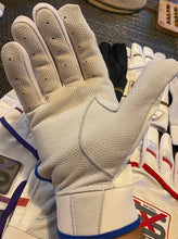 Softball Exchange Blue/White Batting Gloves