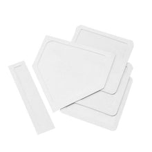 5pcs Thrown Down Baseball Base Rubber Waterproof Soft Bag Baseball Softball Kickball Pitcher Board Base Mat Plate Baseball Court