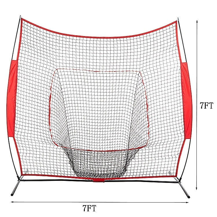 High Quality 7FT Portable Folding Baseball Hitting Net Softball Goal Baseball Practice Net
