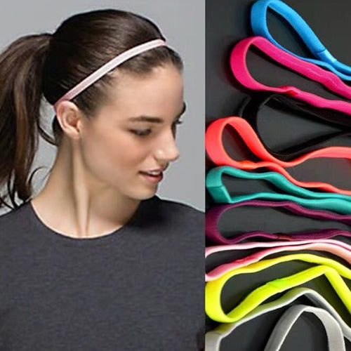 Camwin 5 Pc Elastic Headband Softball Anti-slip Silicone Rubber Hair Head Bands Hairbands Headbands Accessories 2021 New