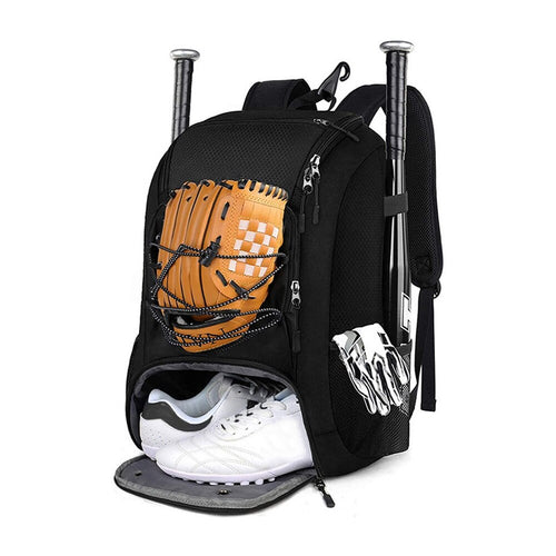 Men Women Softball Backpack Boys The Baseball Bat Bag Portable Large Capacity Sports Storage Pouch