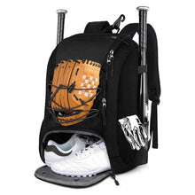 Men Women Softball Backpack Boys The Baseball Bat Bag Portable Large Capacity Sports Storage Pouch