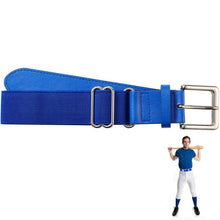Baseball Belt Softball Belt Adjustable Waist Belt Outdoor Sports Elastic Buckle Baseball Belt Imitation Leather Golf Belt 115cm