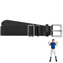 Baseball Belt Softball Belt Adjustable Waist Belt Outdoor Sports Elastic Buckle Baseball Belt Imitation Leather Golf Belt 115cm